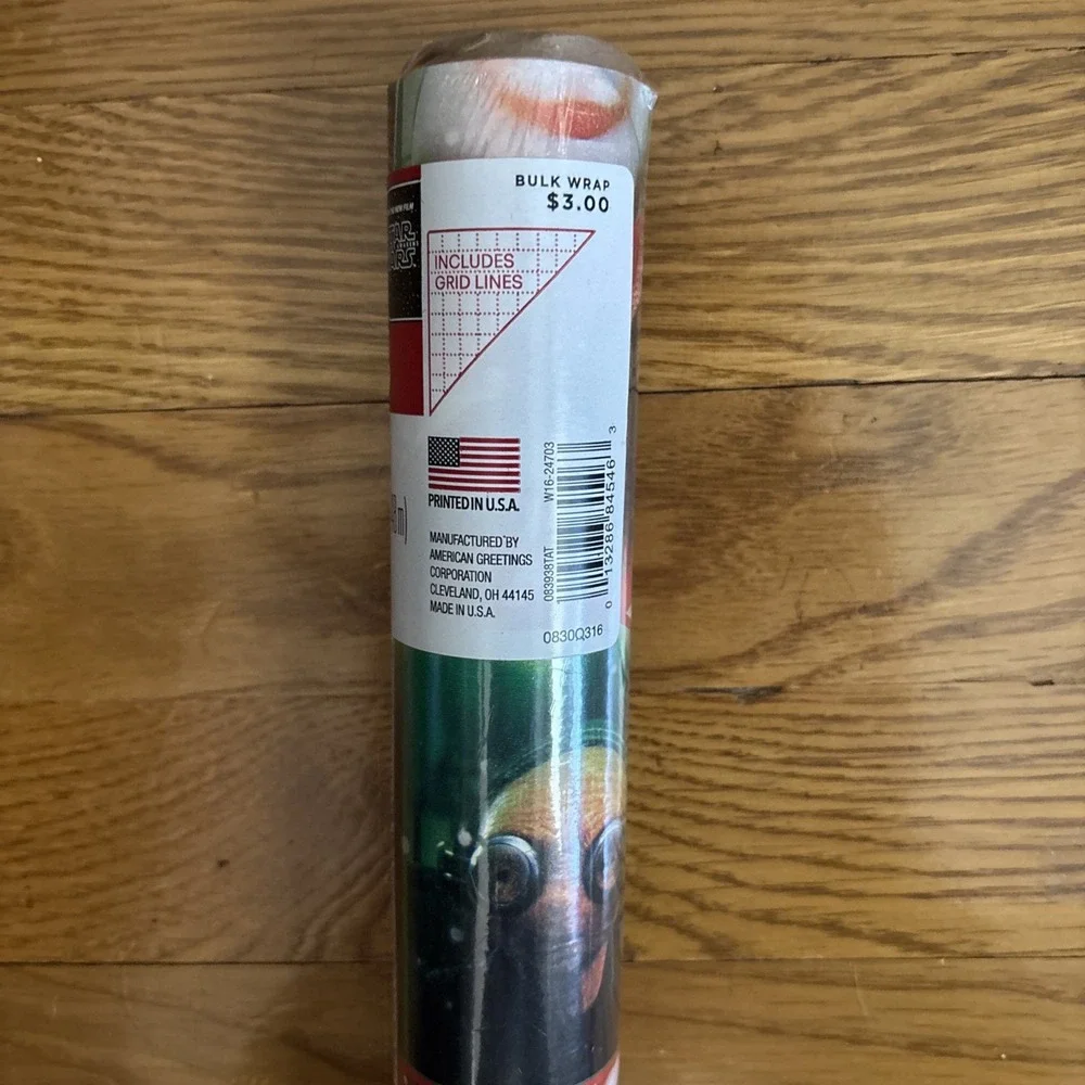 Star Wars The Force Awakens XMAS Wrapping Paper American Greetings 2015 NWT NOS